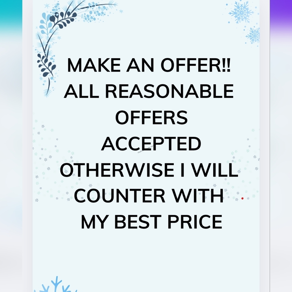 Open To All Reasonable Offers. Need To Move Inventory ASAP.